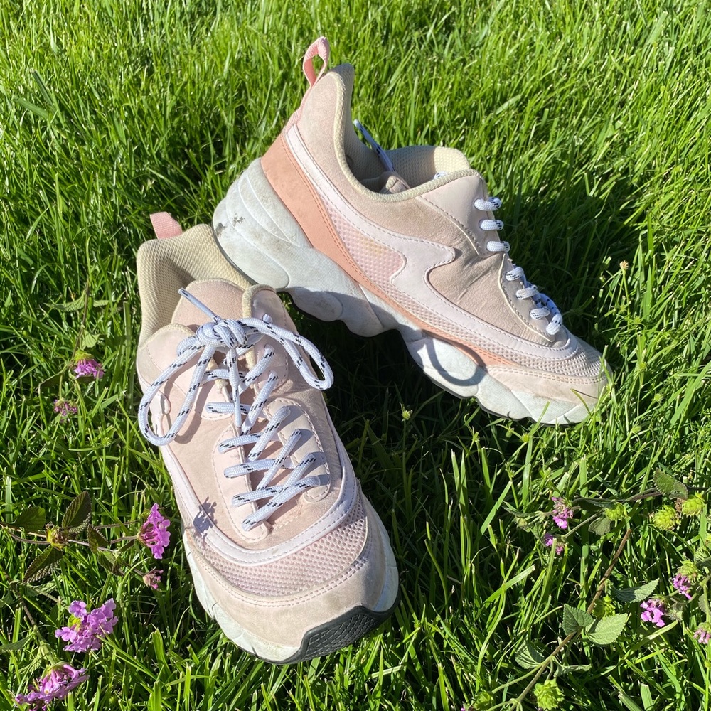 Pink Chunky Sneakers